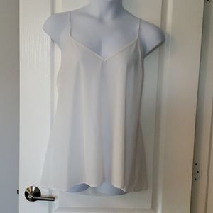 Cream shear camisole
